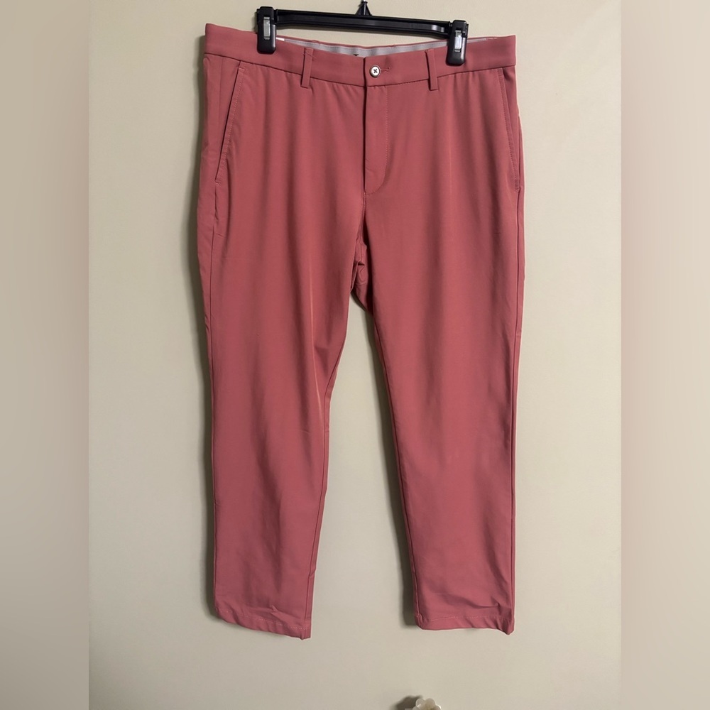 Lauren Ralph Lauren Black Label Pink Golf Pants Size 34x 30 Stretch Casual